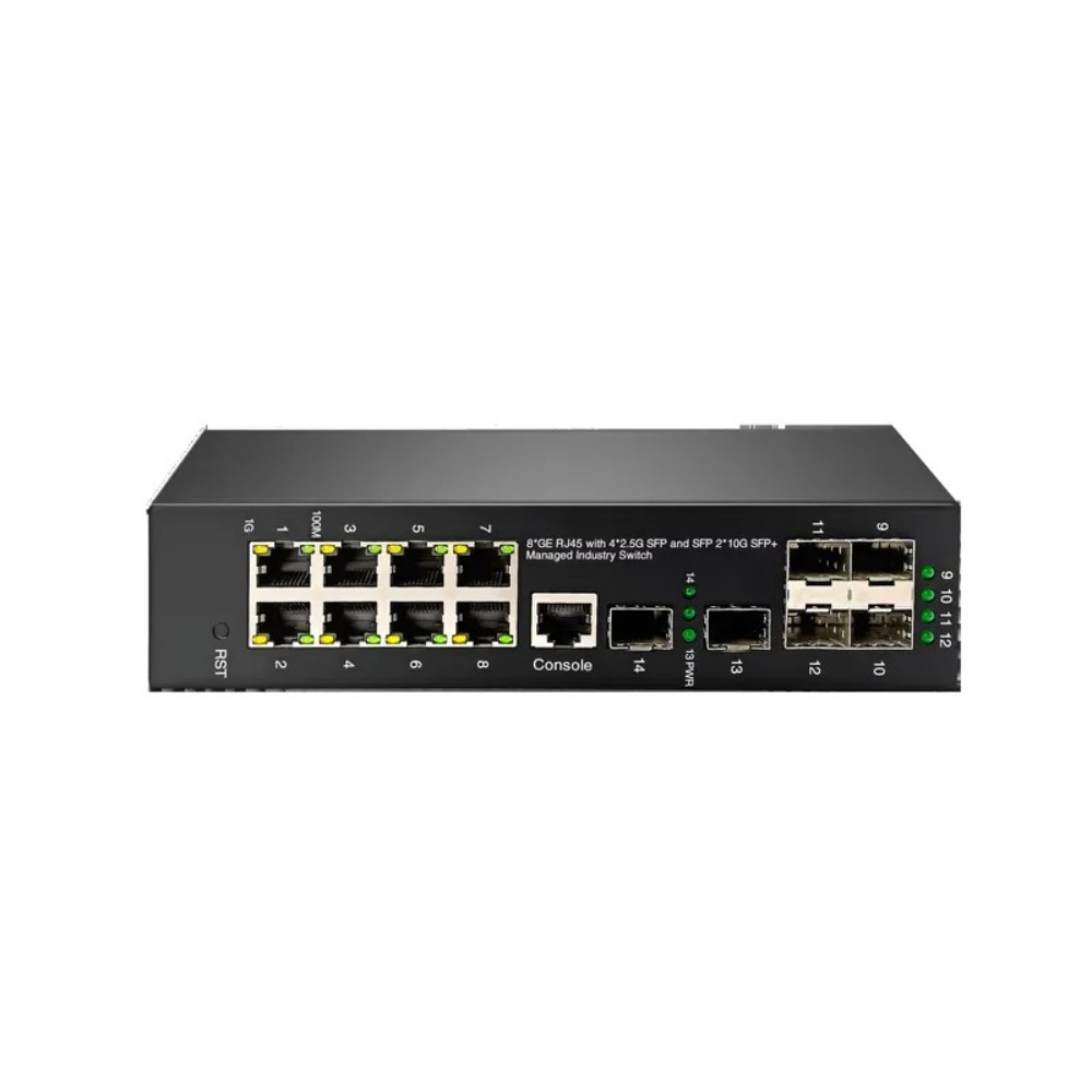 Sfp+ 10G Managed Switch 8 Port - Switch PoE gestito di livello industriale