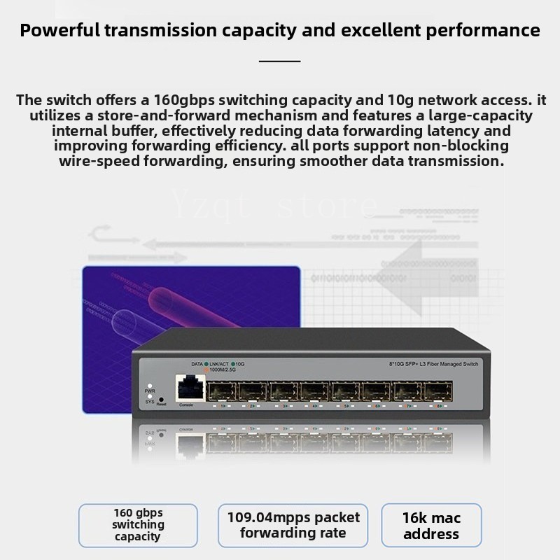 Switch Ethernet a 8 porte, 10  - Sfp+ 10G Managed Switch 8 Port recensione e prezzo