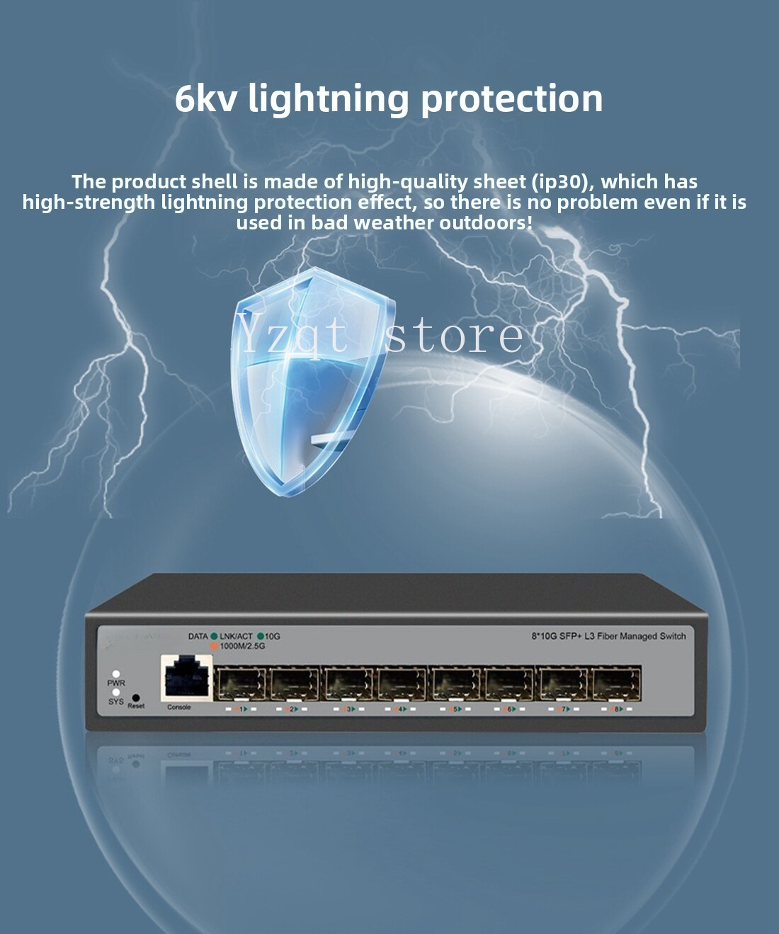 Switch Ethernet a 8 porte, 10  - Sfp+ 10G Managed Switch 8 Port recensione e prezzo