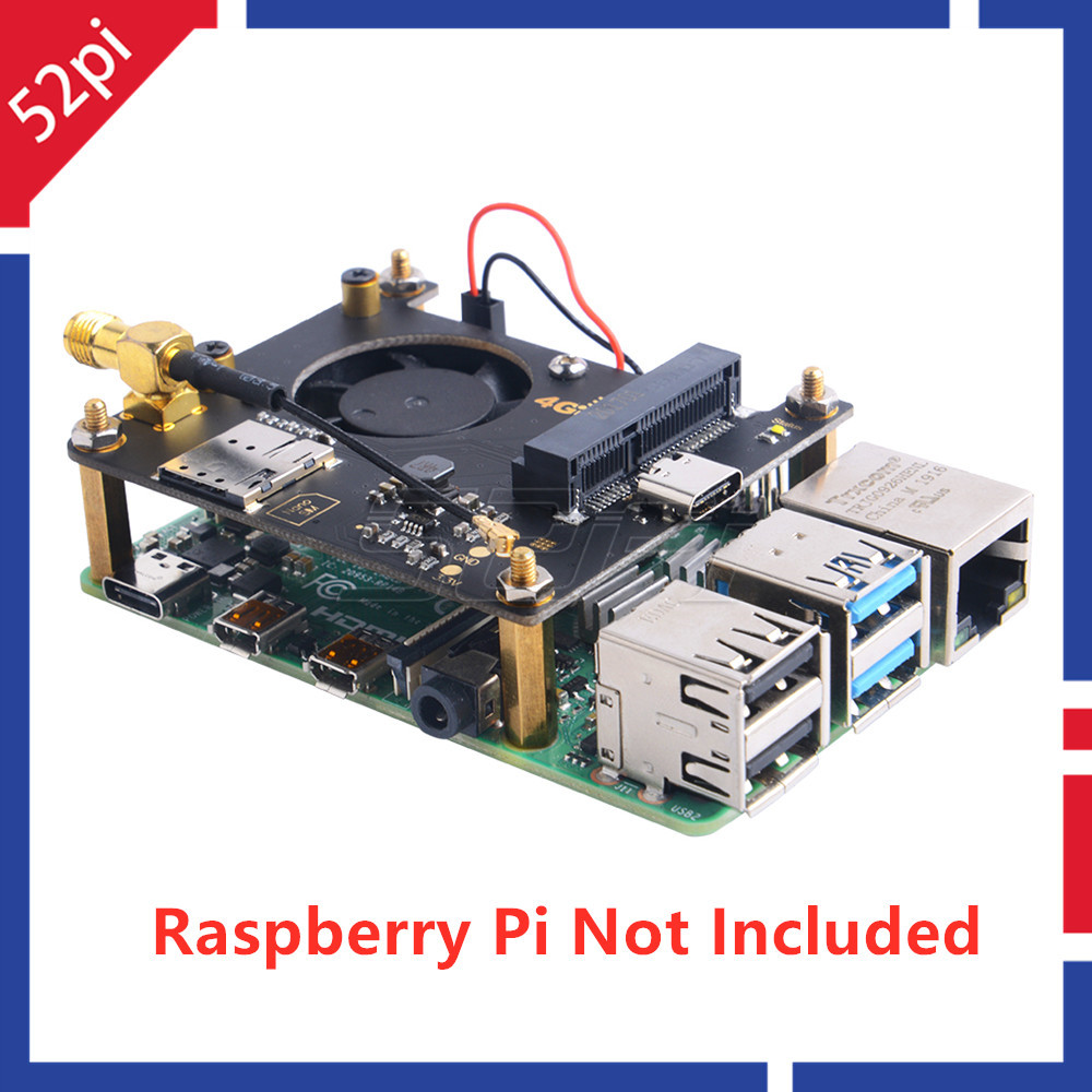 52Pi Raspberry Pi 3G 4G Hat in - Deskpi Super6C recensione e prezzo