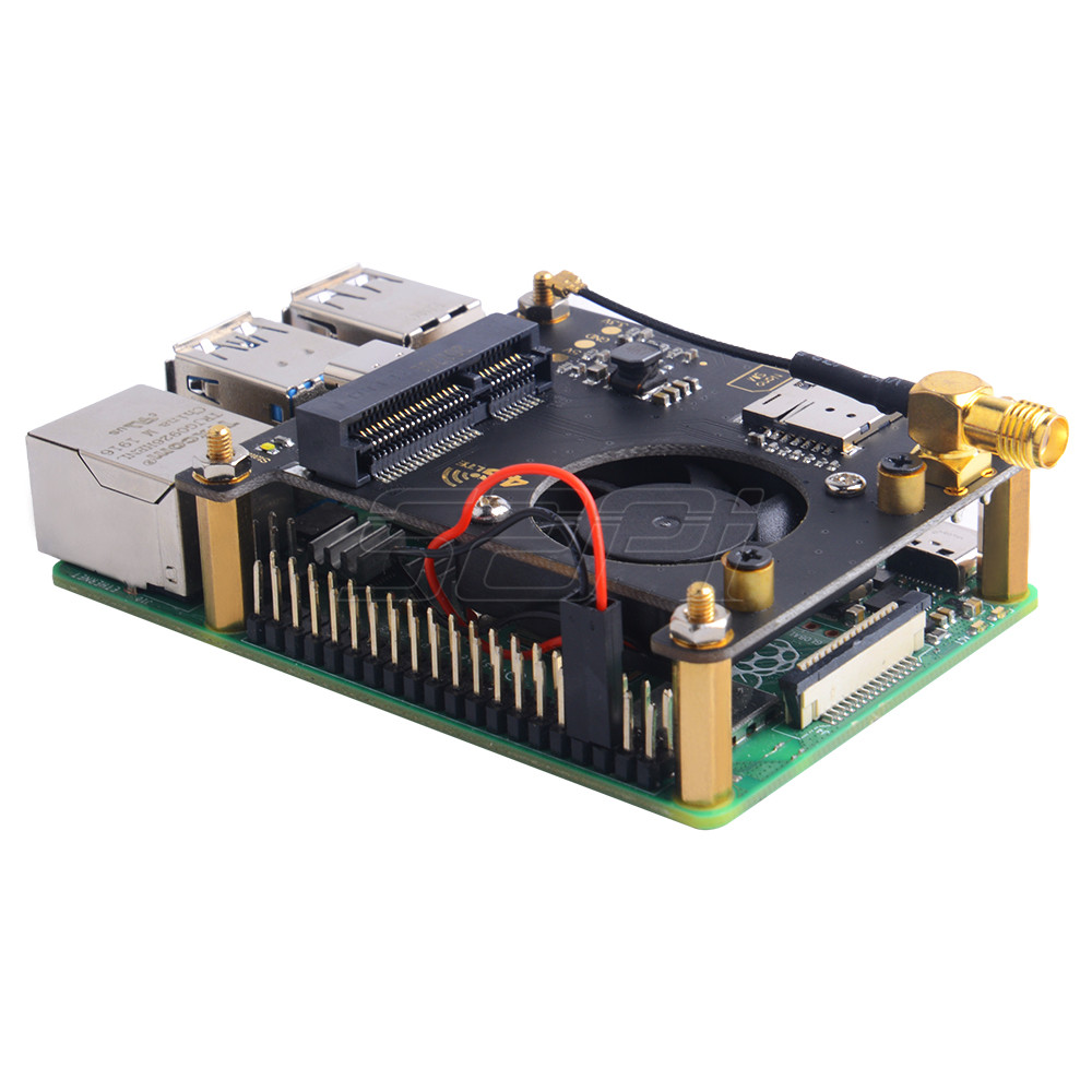 52Pi Raspberry Pi 3G 4G Hat in - Deskpi Super6C recensione e prezzo
